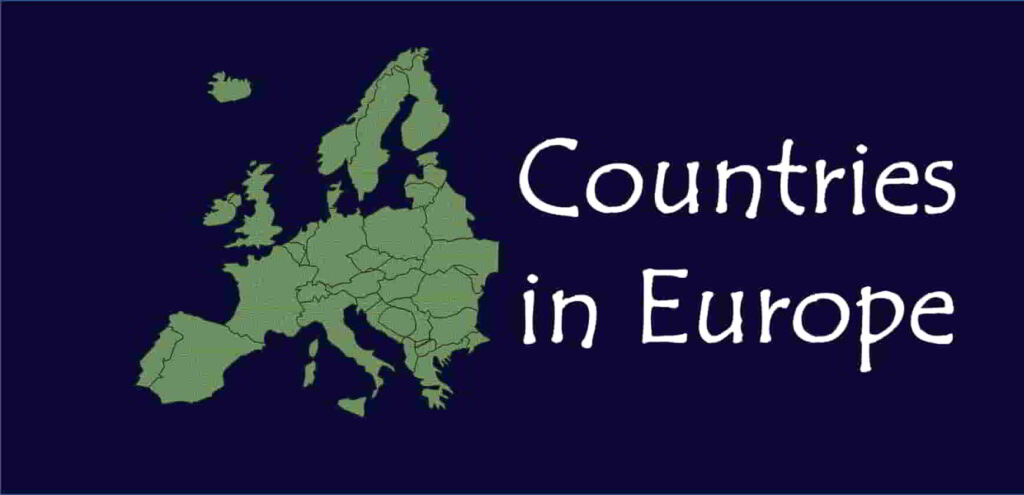 complete list of Countries in Europe