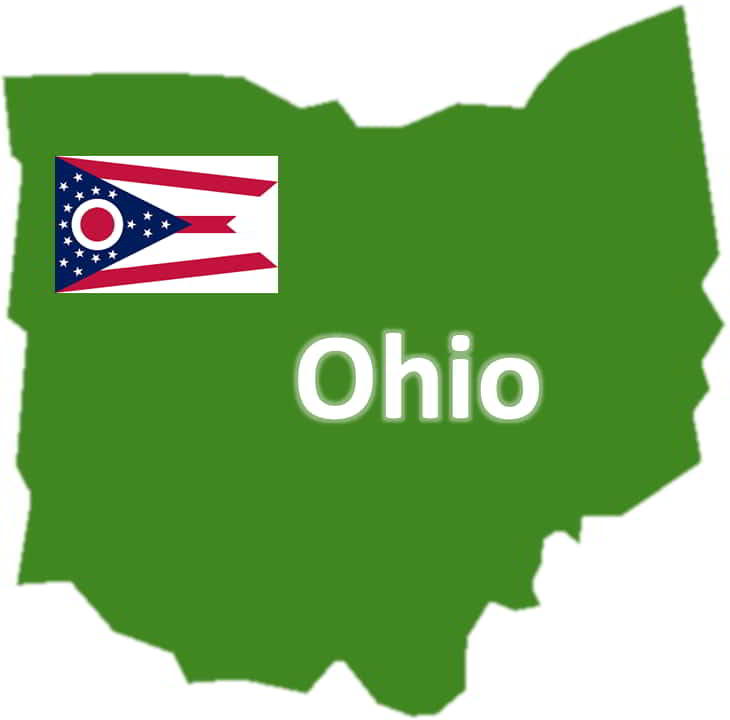 States starting with O letter in the USA