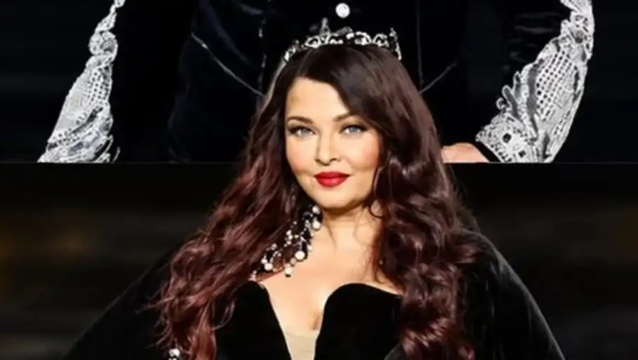 Aishwarya Rai Bachchan Stuns at Paris Fashion Week 2026 in Regal Black Gown and Red Hair