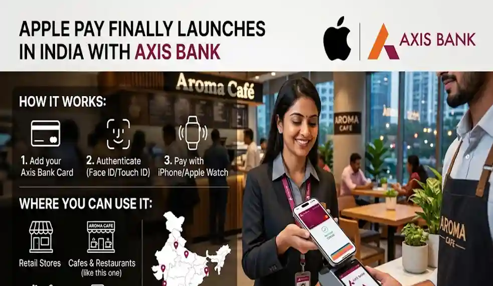 Apple Pay Finally Launches in India with Axis Bank: How It Works and Where You Can Use It