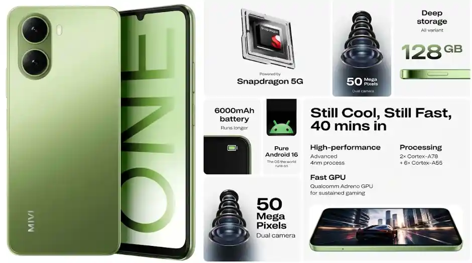 Hyderabad-Based Mivi Enters Smartphone Market with Its First 5G Phone: One 5G
