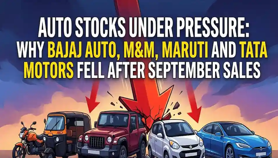Auto Stocks Under Pressure: Why Bajaj Auto, M&M, Maruti and Tata Motors Fell After September Sales