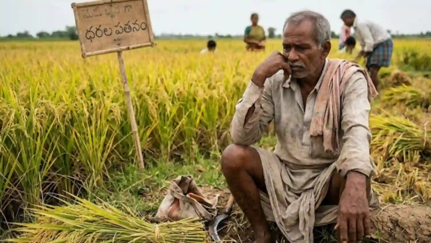మూడు రోజుల్లోనే రూ.1,000 పడిపోయిన సన్నాల ధరలు