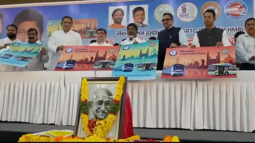 Single Smart Pass Launched for Hyderabad Metro and TGSRTC Buses: A Major Step for Unified Public Transport